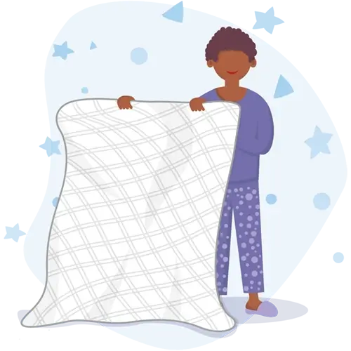 Weighted blanket that is light and versatile for kids