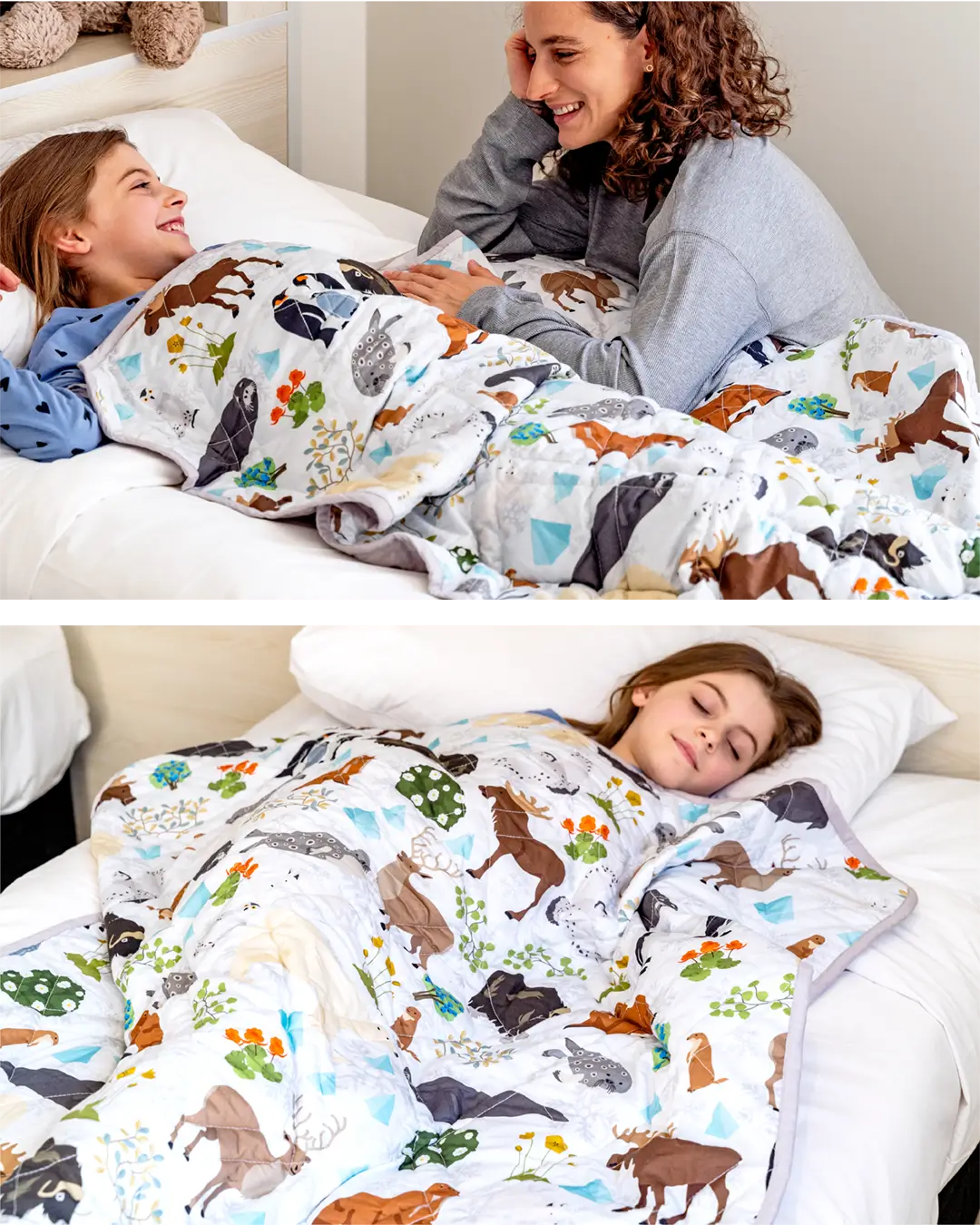 kids weighted blanket colorful