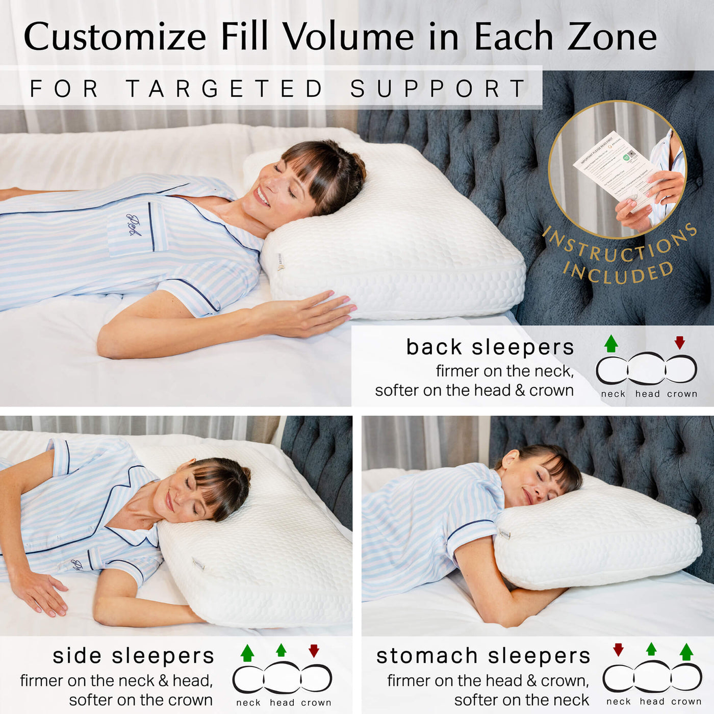 Adjustable Bed Pillows