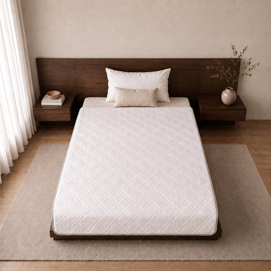 Aricove weighted blanket, full size on the bed#size_full