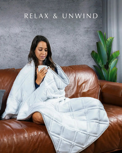 weighted blanket helps you to relax and unwind